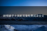 娇悍娘子十夫轮流宠免费阅读全文