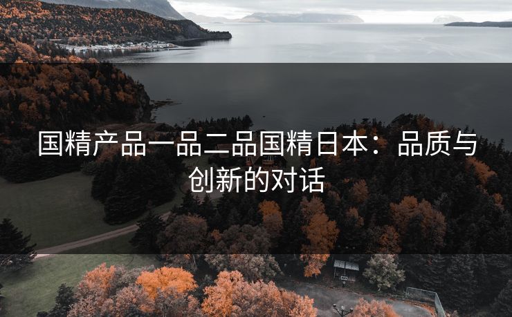国精产品一品二品国精日本：品质与创新的对话